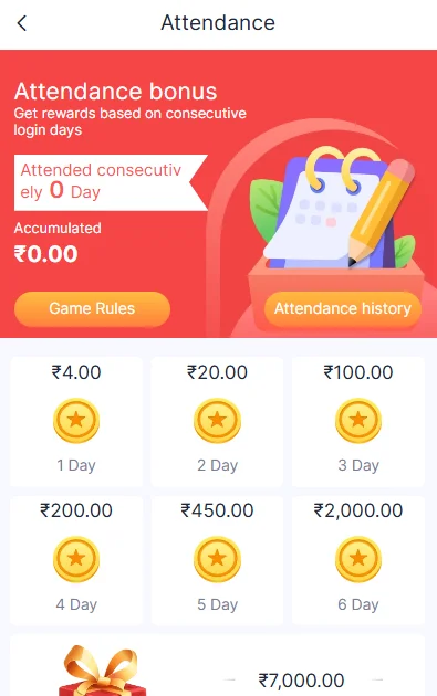 Attendance Bonus